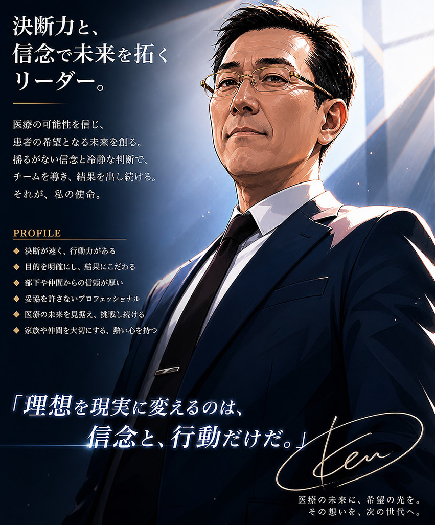 剣持整形外科院長の写真